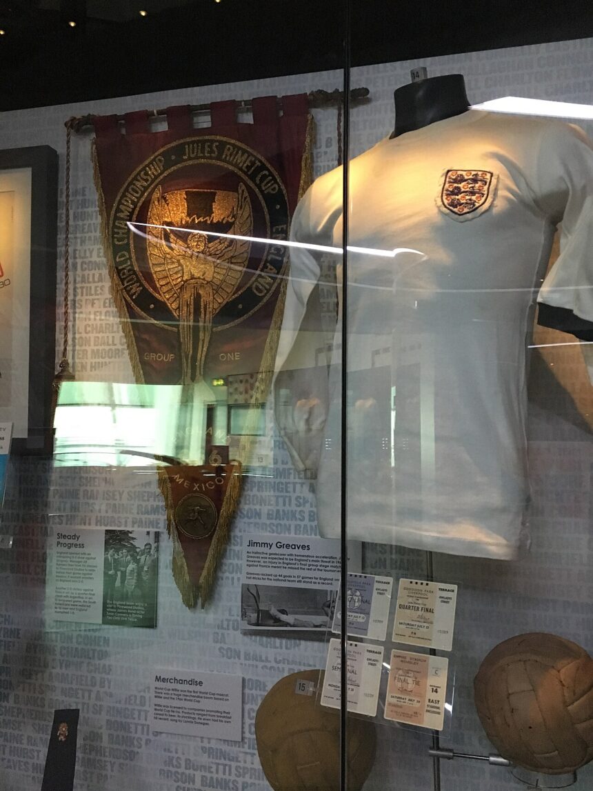 Iconic 1966 World Cup Shirt of Liverpool Legend Roger Hunt Goes to Auction