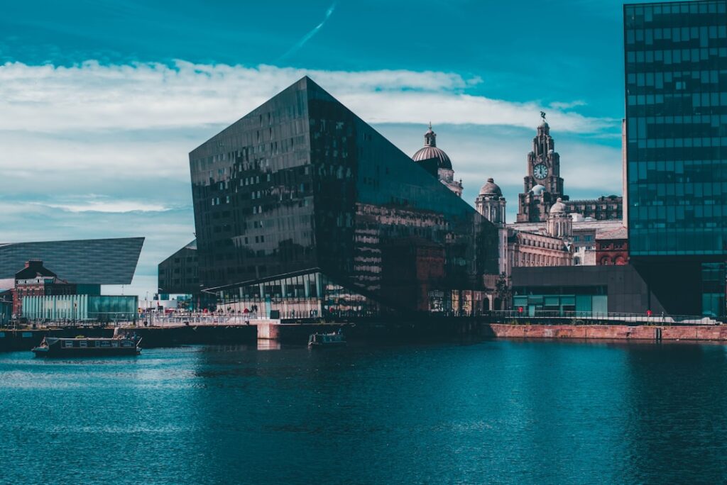 Liverpool waterfront and docks, shaped by centuries of maritime trade
