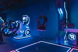 Immersive virtual reality gaming setup