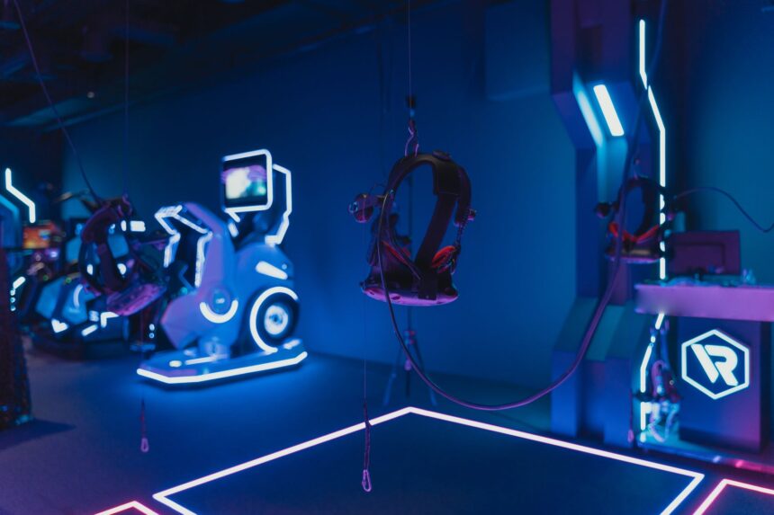 Immersive virtual reality gaming setup